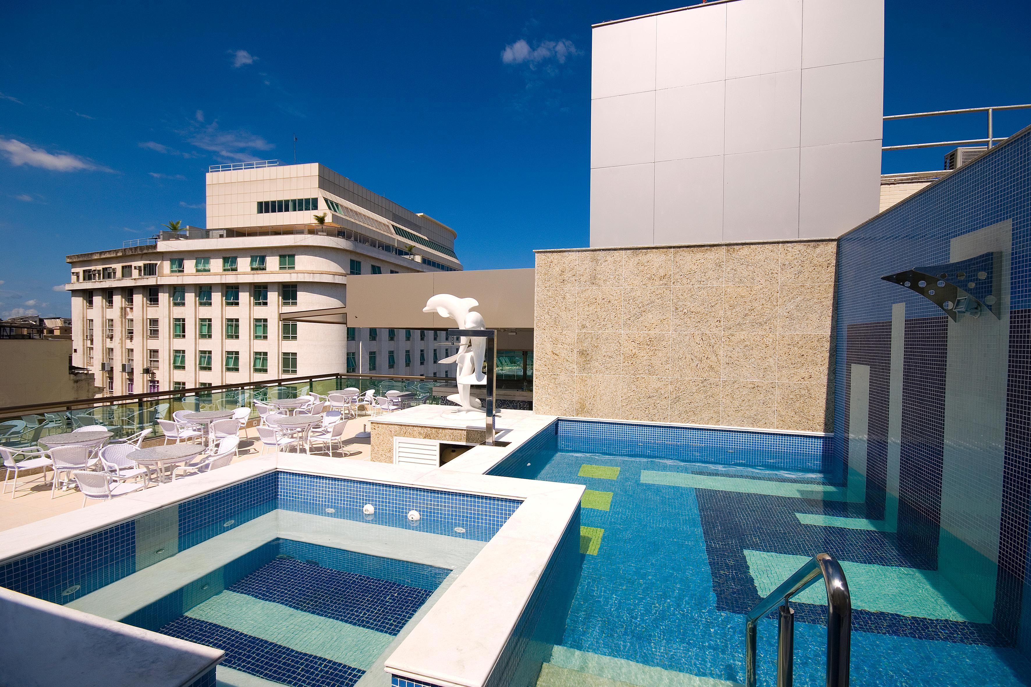 Hotel Atlantico Business Centro Rio de Janeiro Exterior foto Rooftop swimming pool